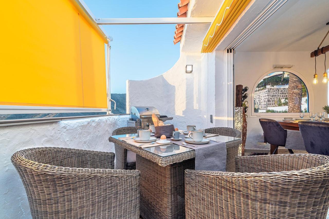 Mogan Luxury Apartment, Sea Views, Jacuzzi And Sauna. Exterior foto